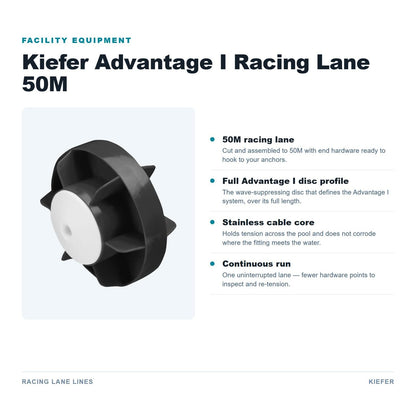 Kiefer Advantage I Racing Lane 50M - features