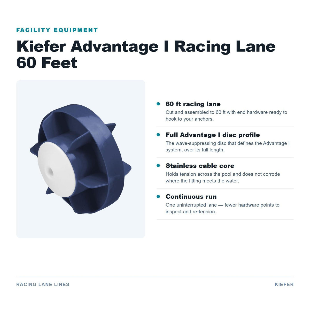 Kiefer Advantage I Racing Lane 60 Feet
