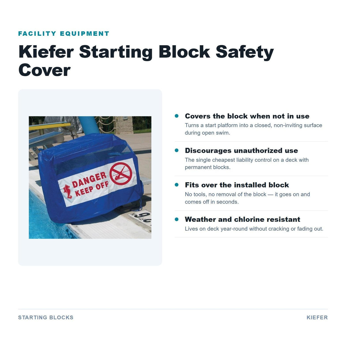Kiefer Starting Block Safety Cover