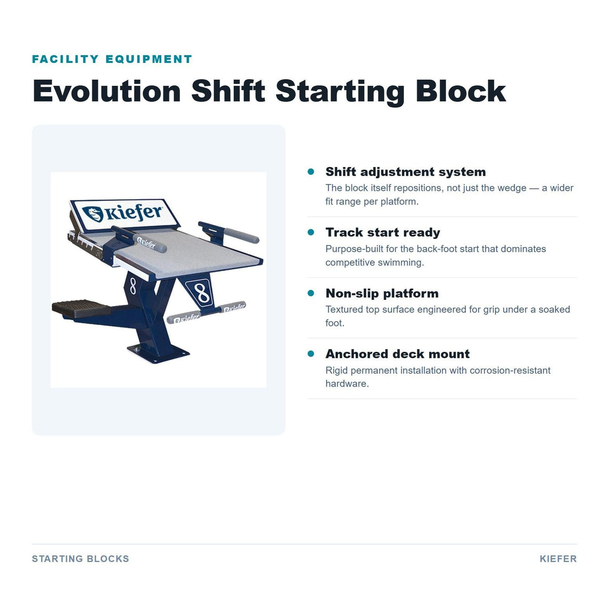 Evolution Shift Starting Block features
