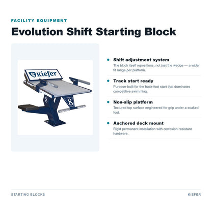 Evolution Shift Starting Block features