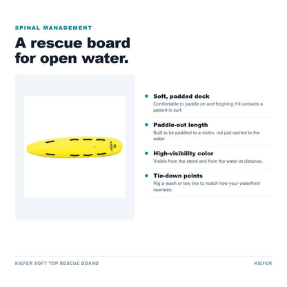 Kiefer Soft Top Rescue Board features