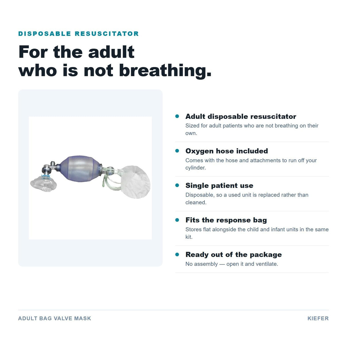 Adult Bag Valve Mask