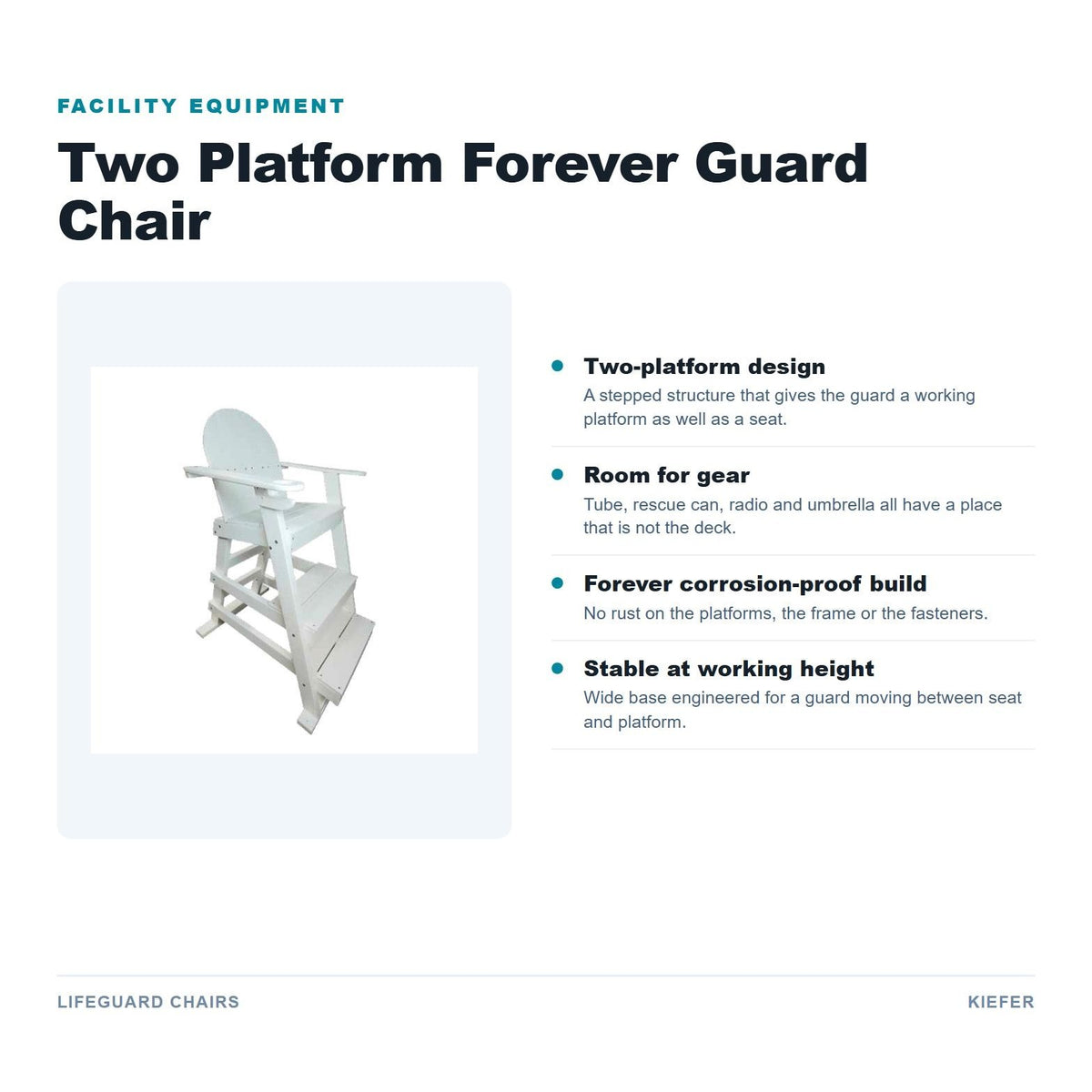Two Platform Forever Guard Chair features