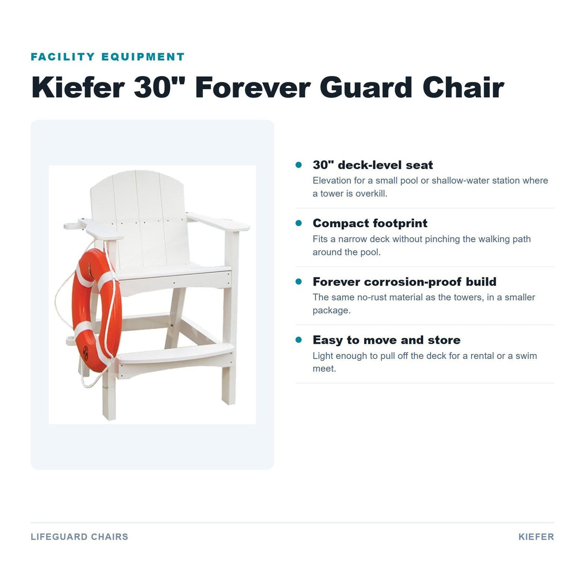 Kiefer 30 inch Forever Guard Chair features