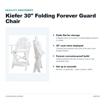 Kiefer 30 inch Folding Forever Guard Chair features