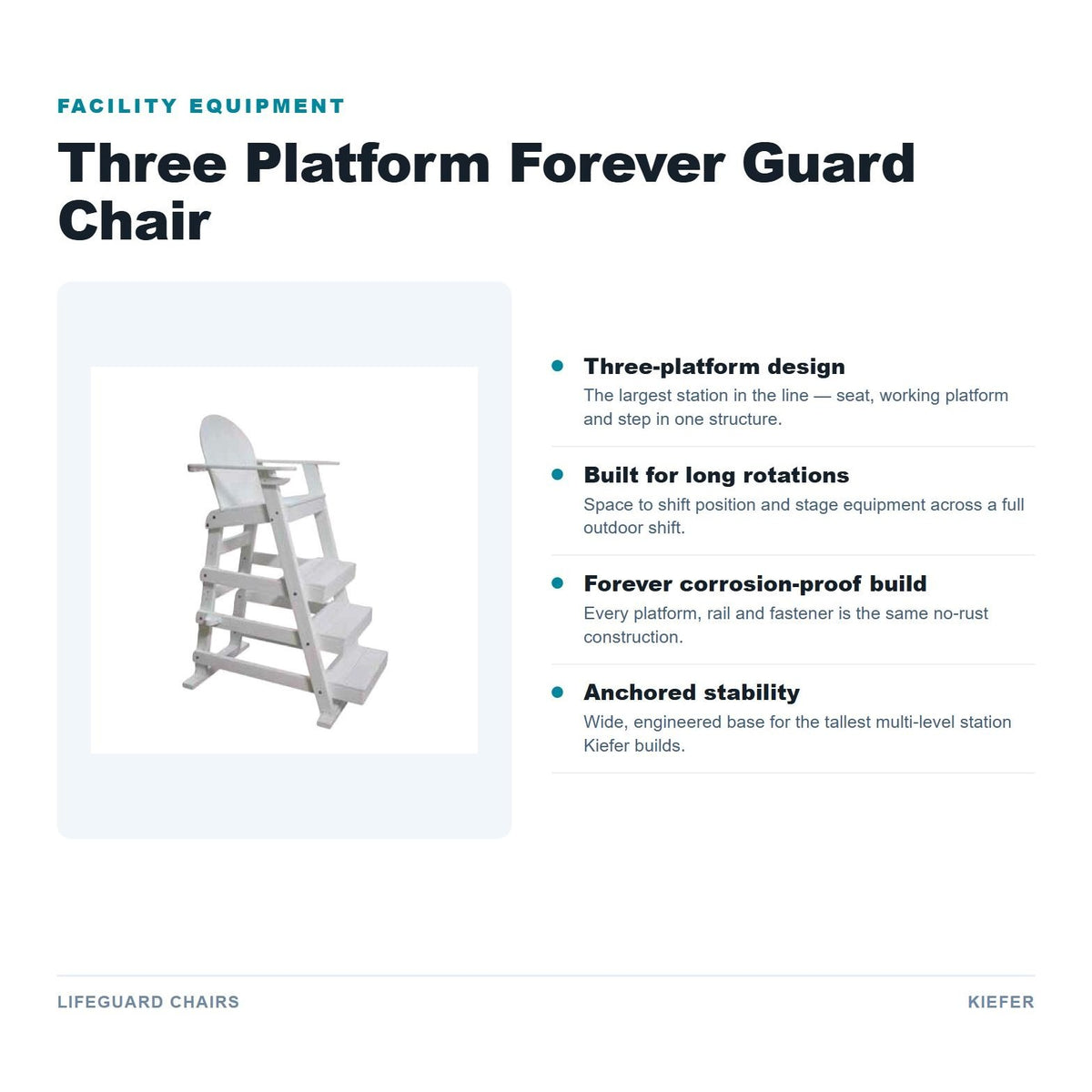 Three Platform Forever Guard Chair