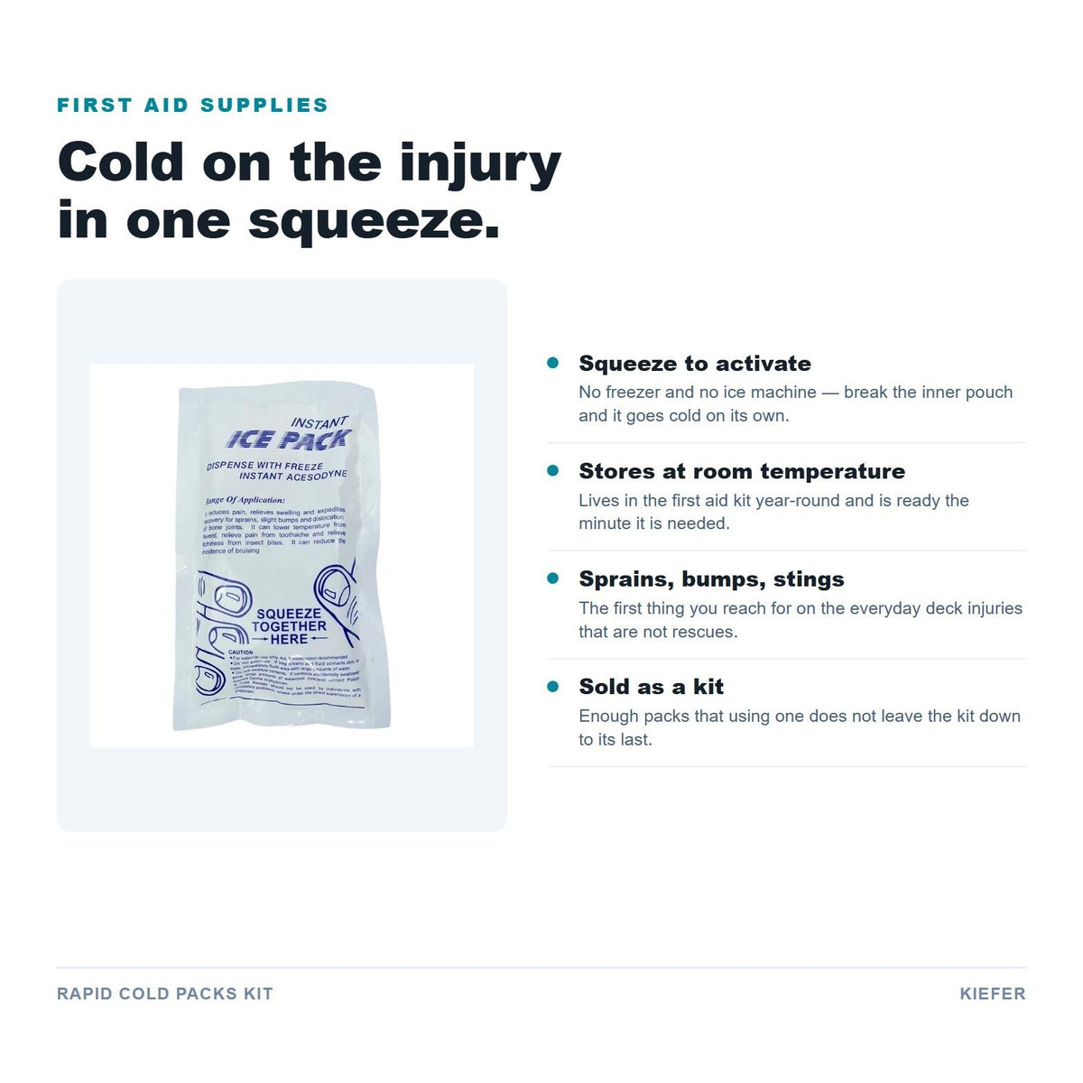 Rapid Cold Packs Kit