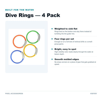 Dive Rings features