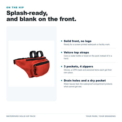 Waterpark Solid Hip Pack features