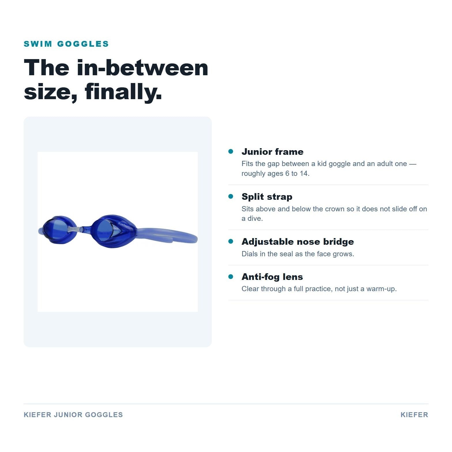 Kiefer Junior Goggles