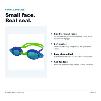 Kiefer Kids Goggle features