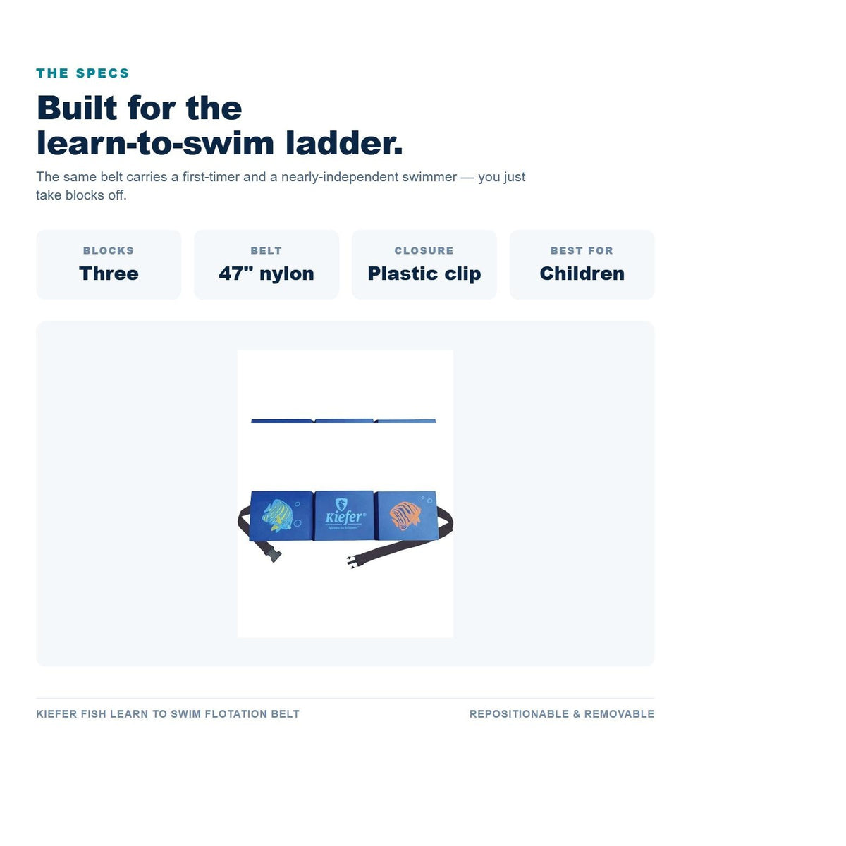 Kiefer Fish Learn To Swim Flotation Belt For Children