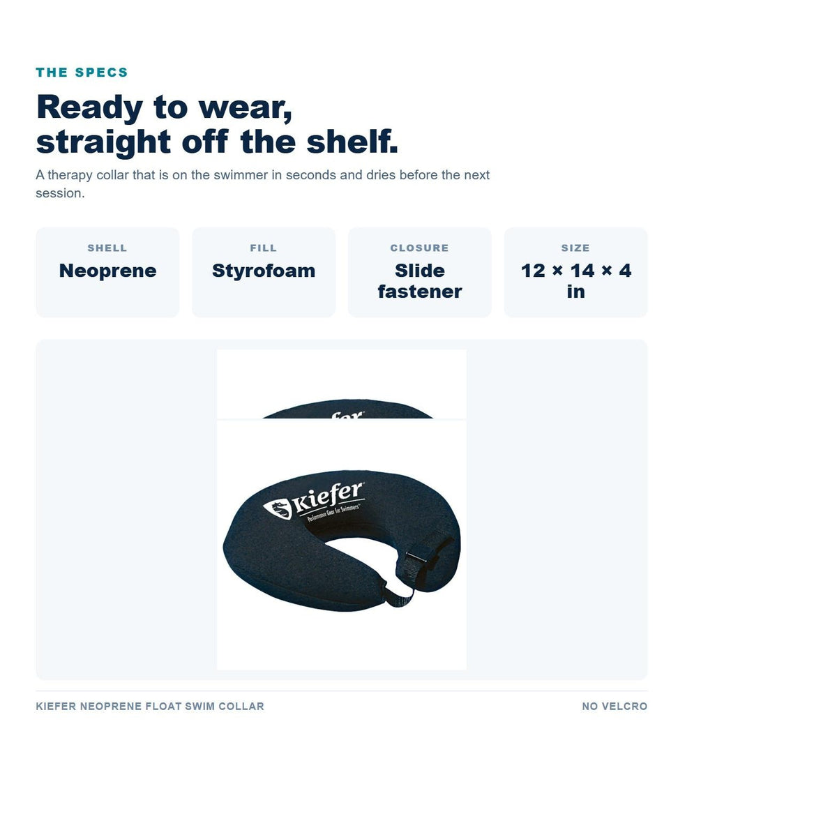 Kiefer Neoprene Float Swim Collar details