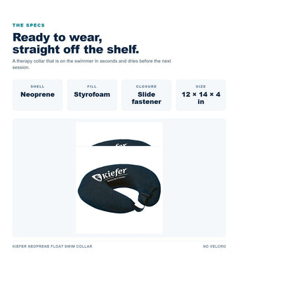 Kiefer Neoprene Float Swim Collar details