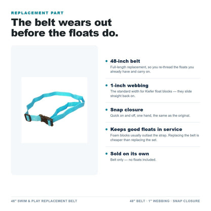 48 inch Swim and Play Replacement Belt features