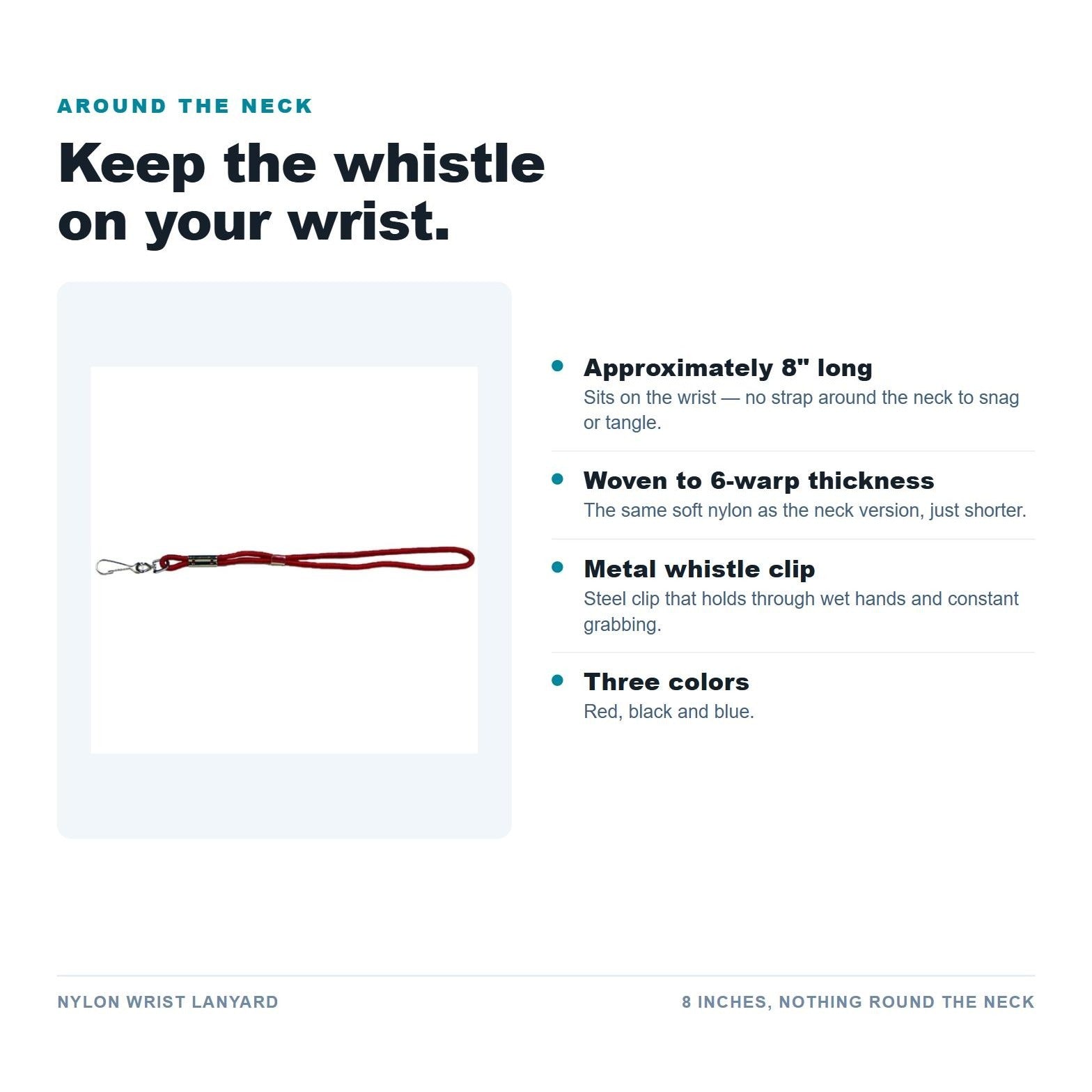 Nylon Wrist Lanyards