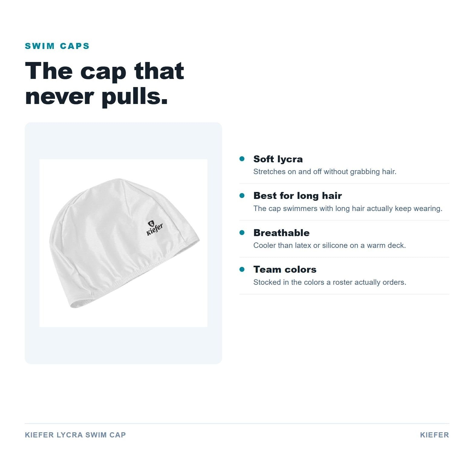 Kiefer Lycra Swim Cap
