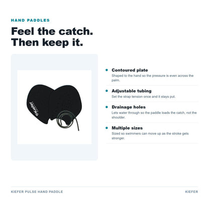 Kiefer Pulse Hand Paddle features