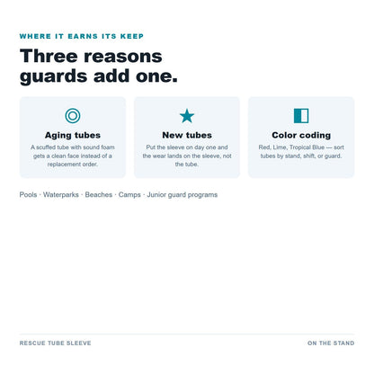 Rescue Tube Sleeve use cases