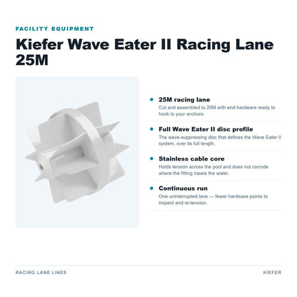 Kiefer Wave Eater II Racing Lane 25M features