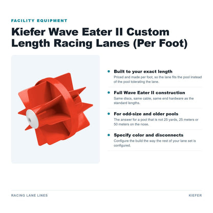 Kiefer Wave Eater II Custom Length Racing Lanes features