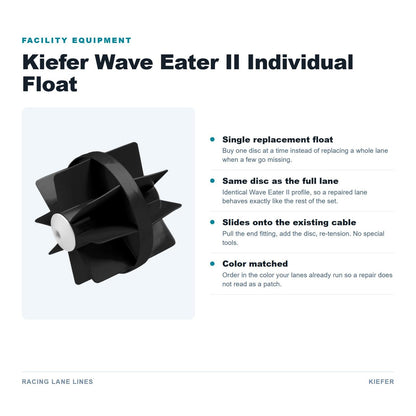 Kiefer Wave Eater II Individual Float features