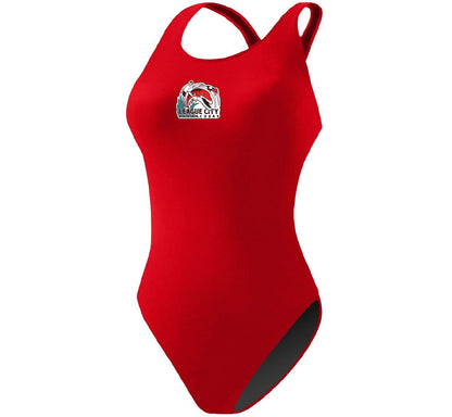 League City Barracudas RISE Solid Poly MB Back