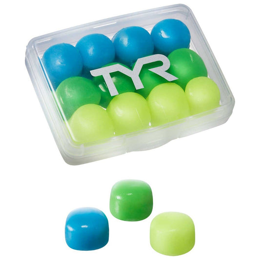 TYR Kids Soft Silicone Ear Plugs - 12 Pack (6 Pairs)