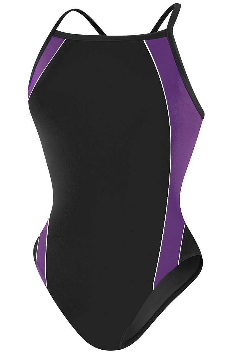 RISE Solid H-Back Poly Splice | Competitive Swimwear & Gear