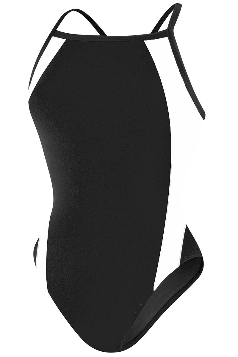 p*g様 FreshService BACK SATIN OVERALL RISE Solid H-Back Poly Splice | Competitive Swimwear & Gear