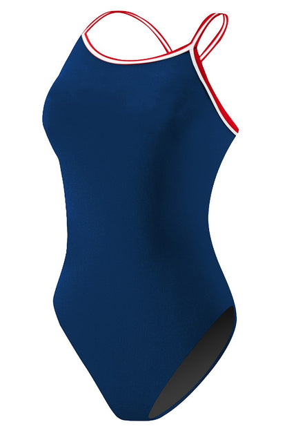 Rise Solid Poly Tri Color H-Back