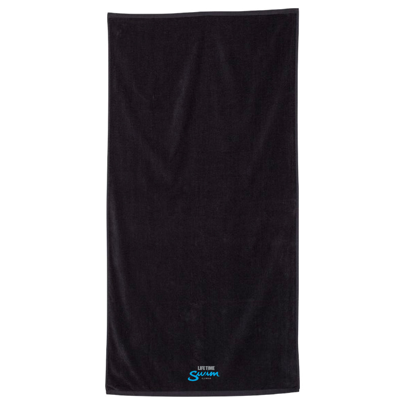 Lifetime Illinois Towel-Black