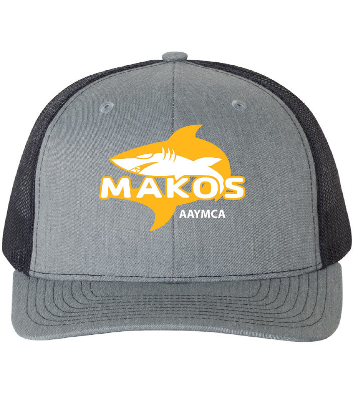 Anderson Makos Richardson Snapback Trucker Hat - Heather Grey/Navy