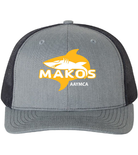 Anderson Makos Richardson Snapback Trucker Hat - Heather Grey/Navy