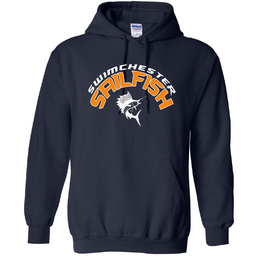 Swimchester Sailfish Gildan Hooded Sweatshirt