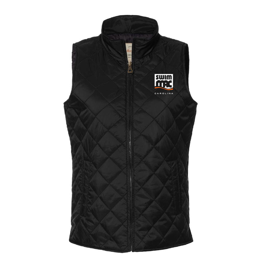 SwimMAC Women's Vintage Diamond Quilted Vest