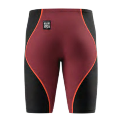 Speedo Fastskin LZR Pure Intent 2.0 High Waist Jammer - Regal Red/Black/Flare, back view
