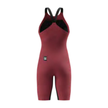 Speedo Fastskin LZR Pure Valor 2.0 Closedback Kneeskin - Regal Red/Black, back view