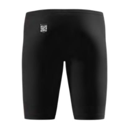 Speedo Fastskin LZR Pure Valor 2.0 Printed Jammer - Black Ember/Black, back view