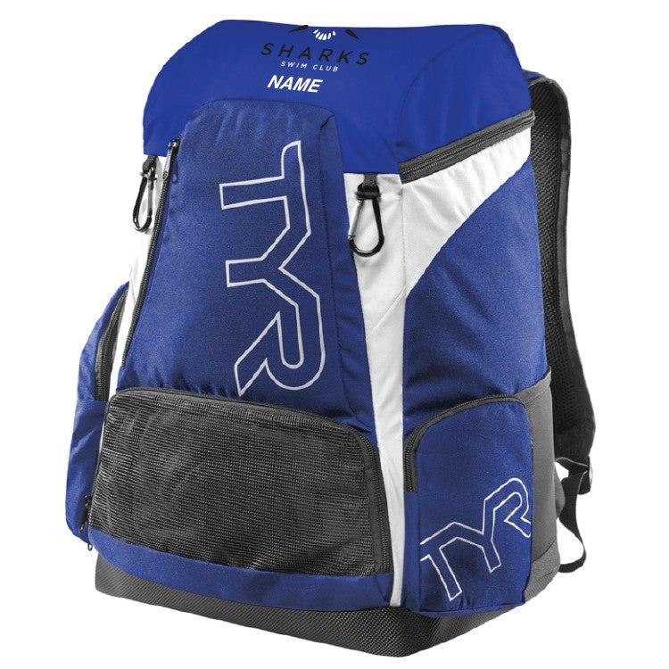 Sharks Swim Club Alliance Team Backpack (45L)