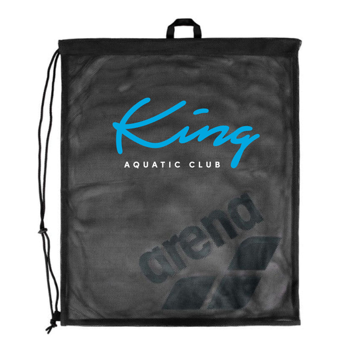 King Aquatic Club Arena One Go Mesh Bag-Black