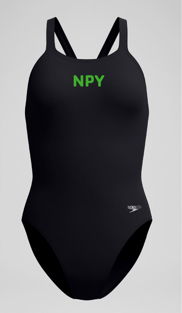 North Penn YMCA Swim Team Speedo Solid Endurasoft Leaderback