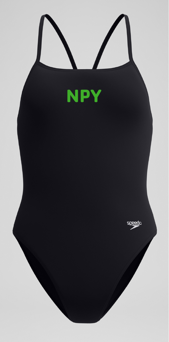 North Penn YMCA Swim Team Speedo Solid Endurasoft Turnback