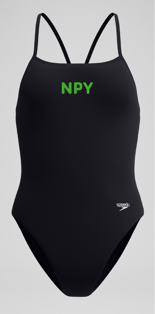 North Penn YMCA Swim Team Speedo Solid Endurasoft Turnback