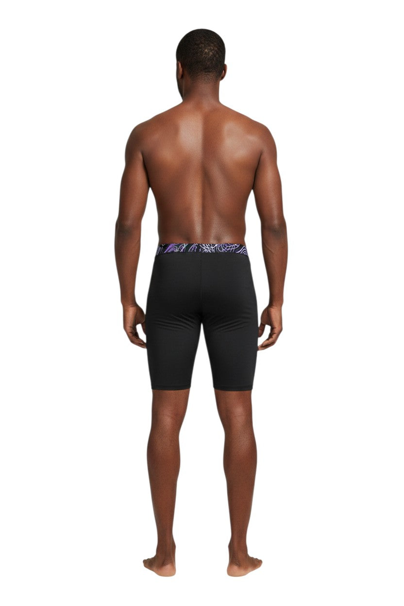 RISE Sandies Helix Poly Jammer in black, shown on model