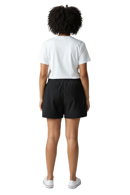 RISE Manager Female Roll Short in black, shown on model
