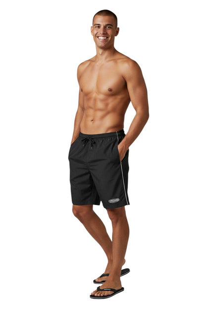 RISE Manager Male Flex Board Short in black, shown on model