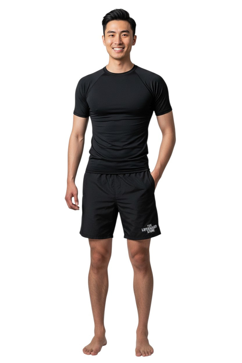 Kiefer Solid Short Sleeve Crewneck Rashguard
