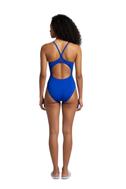 Kiefer H-Back in royal blue, shown on model